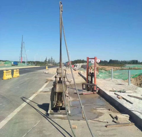 三台公路高聚物注浆加固